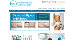 Desktop Screenshot of carolinalaser.com